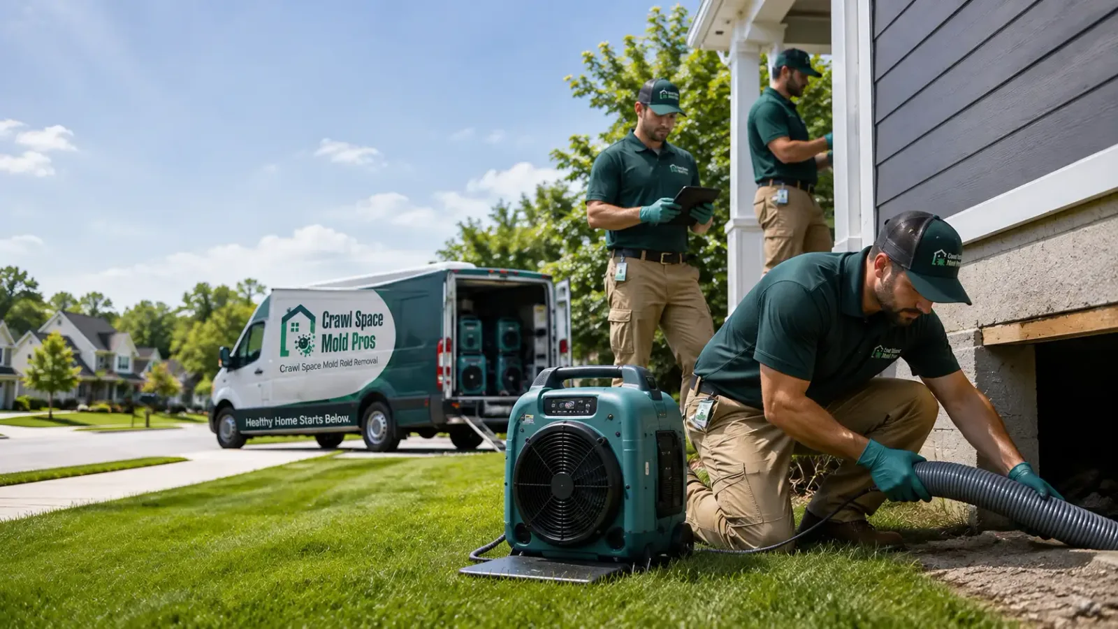 Crawl Space Mold Removal in Linden, CA